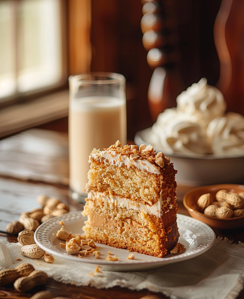gateau au beurre de cacahuète