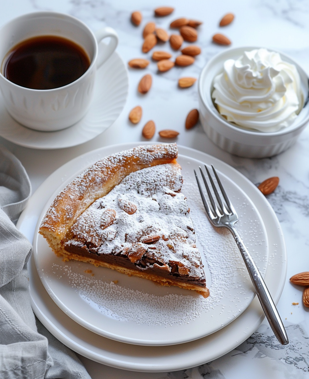gateau au chocolat et au amande
