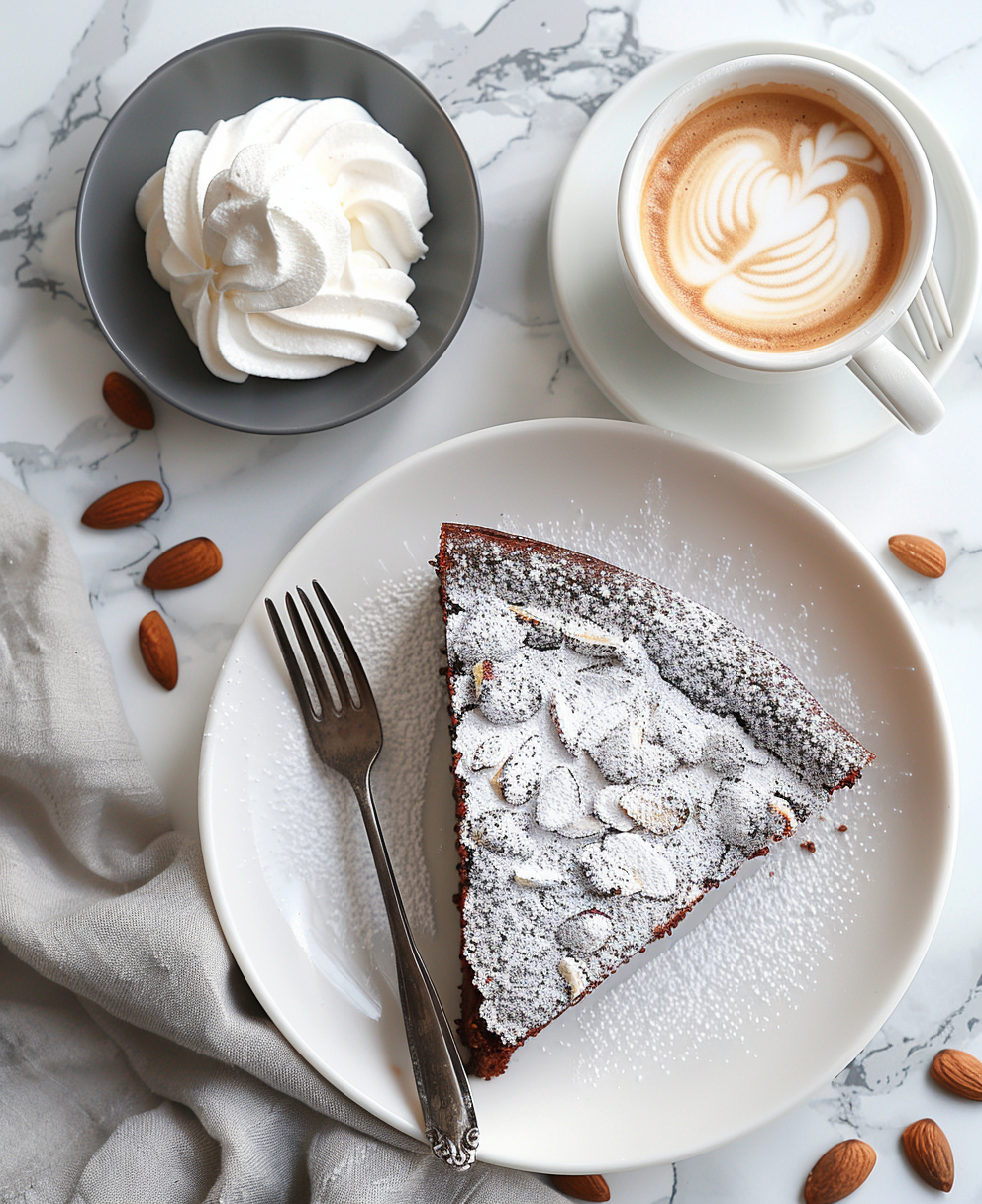 gateau au chocolat et au amande