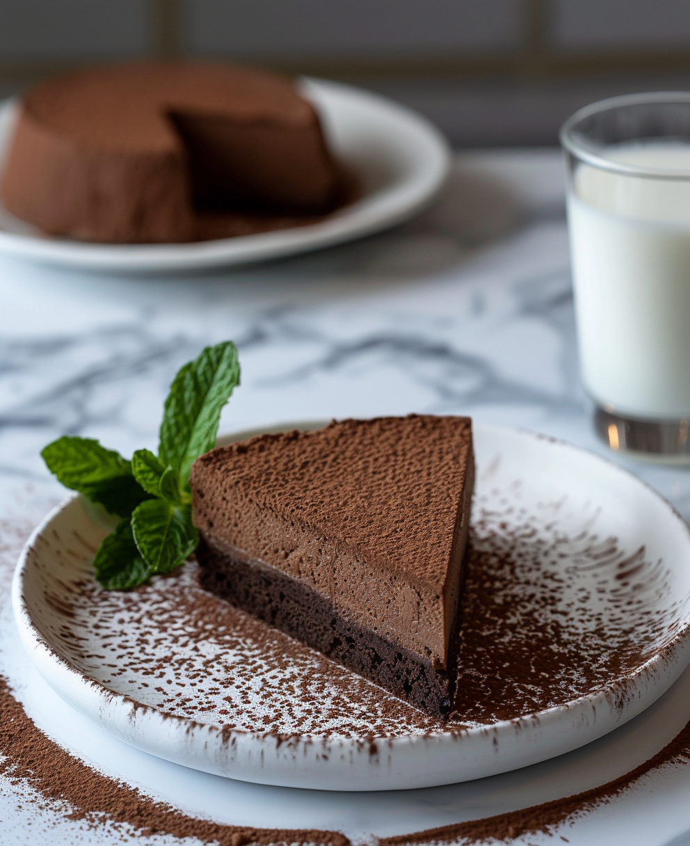 gateau au chocolat mousse