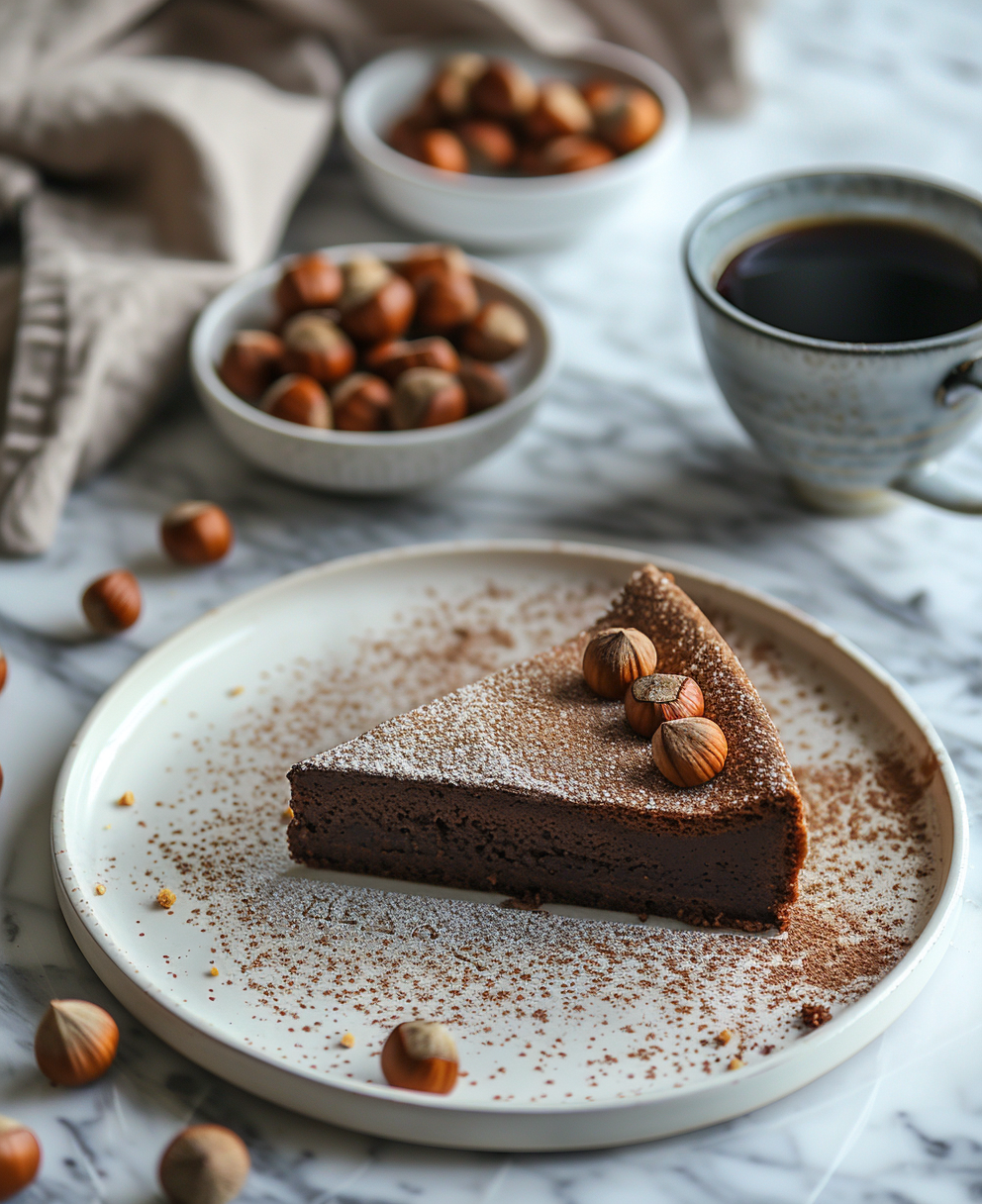gateau au chocolat noisette