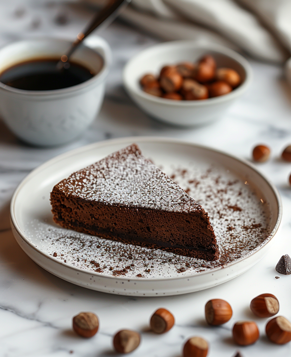 gateau au chocolat noisette
