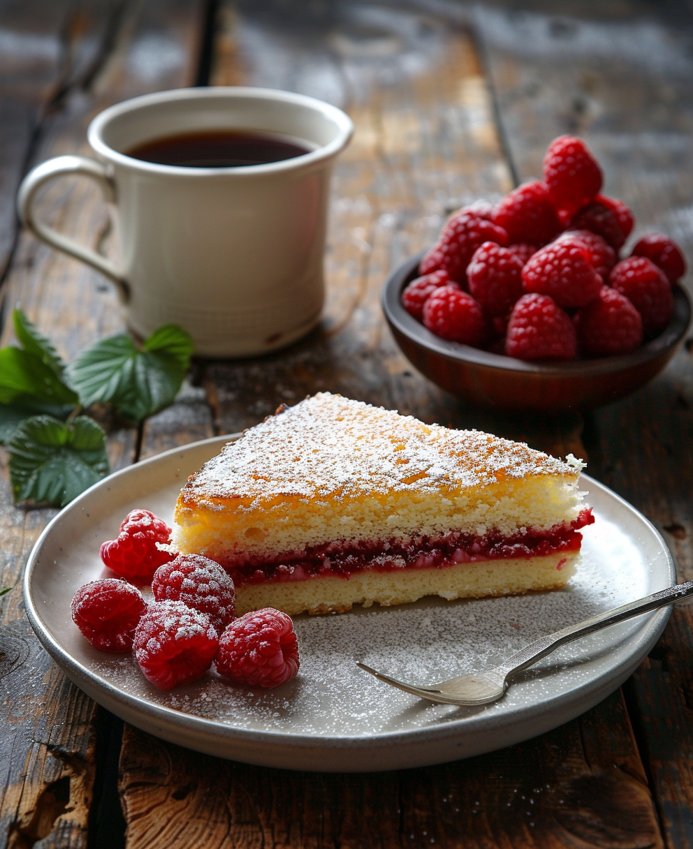 gateau au framboise