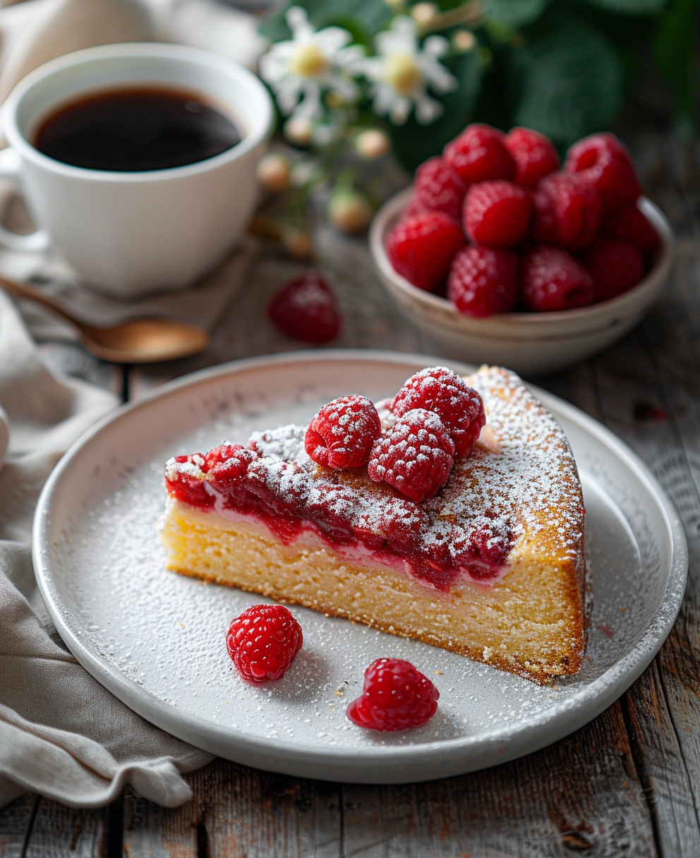gateau au framboise