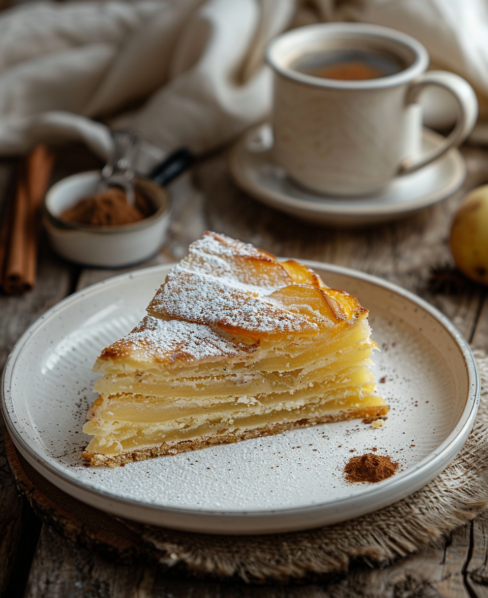 gateau au mascarpone et aux pommes