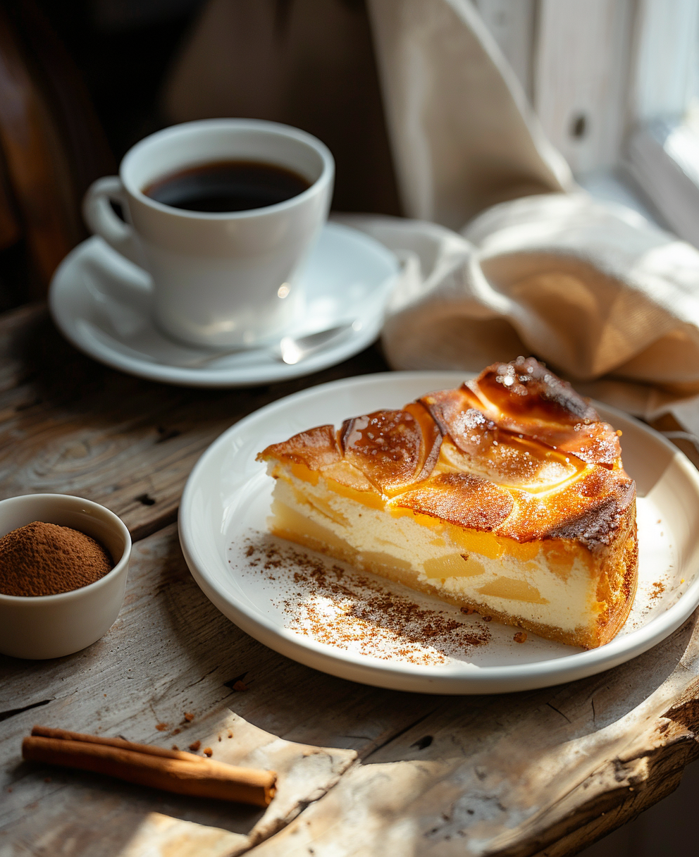 gateau au mascarpone et aux pommes