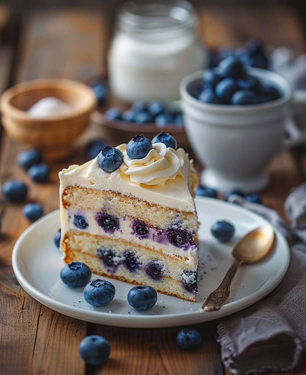 gateau au myrtille