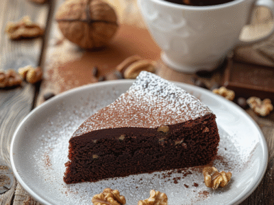 Gâteau au noix et au chocolat : Recette facile et savoureuse