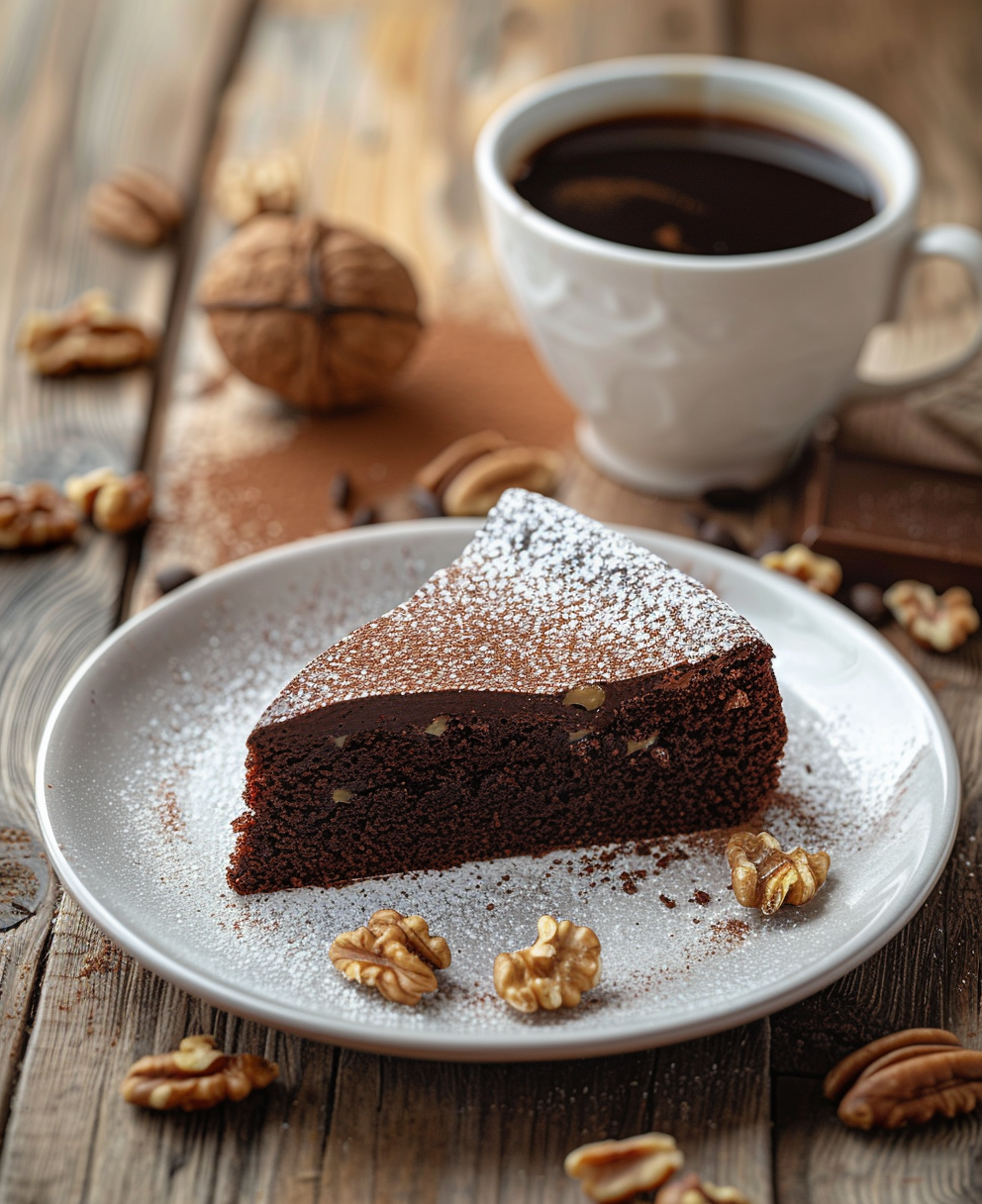 gateau au noix et au chocolat