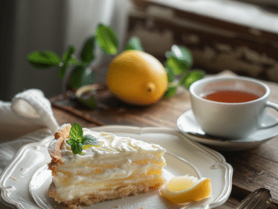 Gâteau au yaourt et au citron : Recette facile et savoureuse