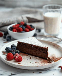 gateau aux 3 chocolats