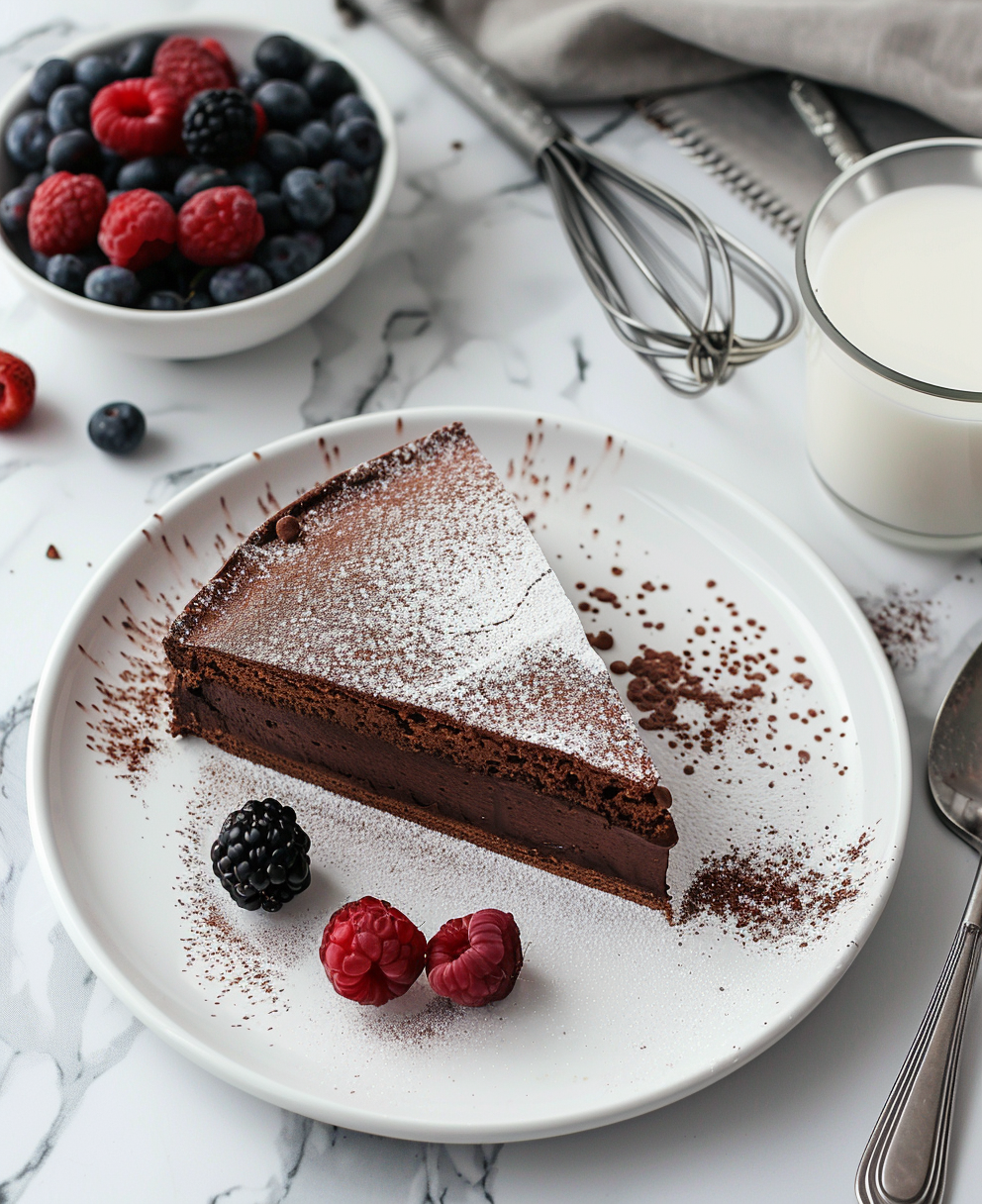 gateau aux 3 chocolats