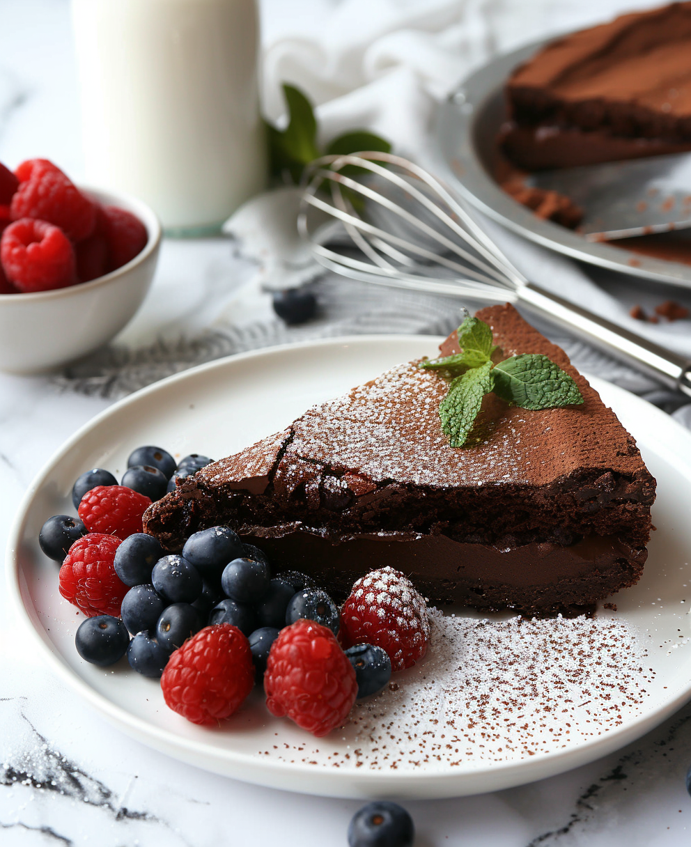 gateau aux 3 chocolats