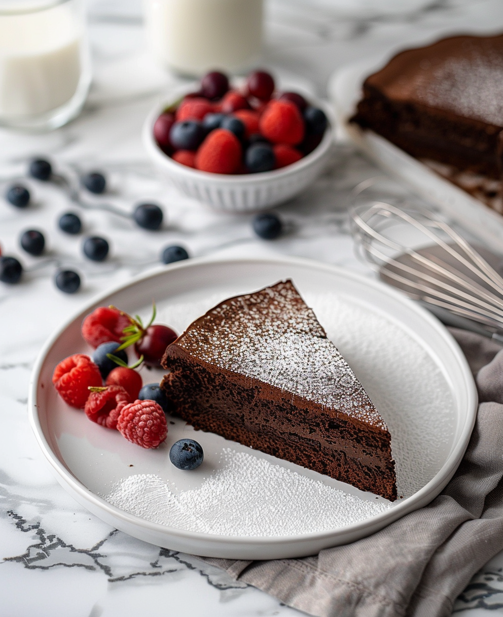 gateau aux 3 chocolats