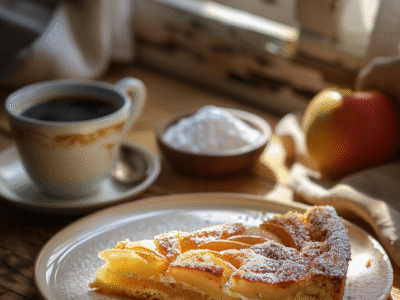 Gâteau aux amandes et pommes : Recette facile et savoureuse