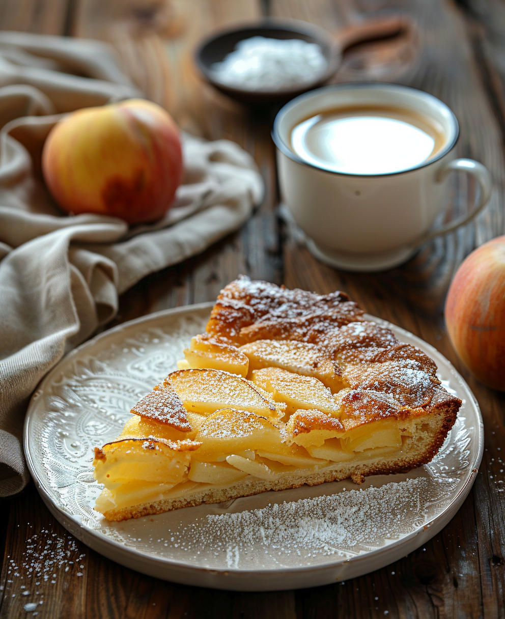 gateau aux amandes et pommes