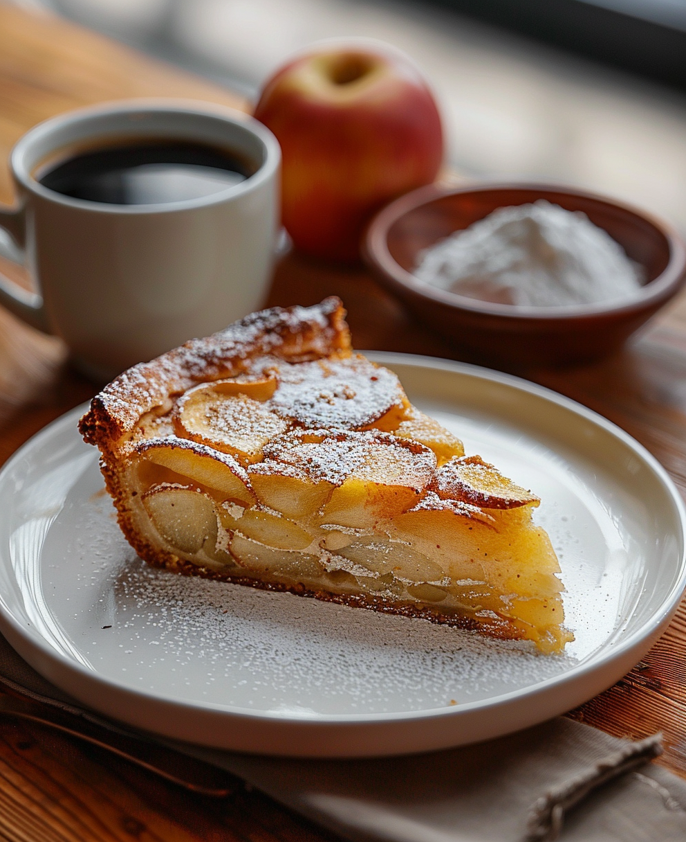 gateau aux amandes et pommes