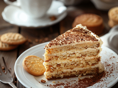 Gâteau aux Petit Beurre Facile et Savoureux