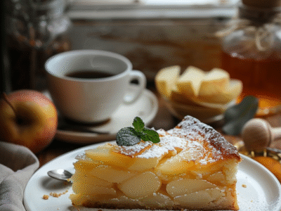 Gâteau aux pommes et amande : Recette facile et savoureuse