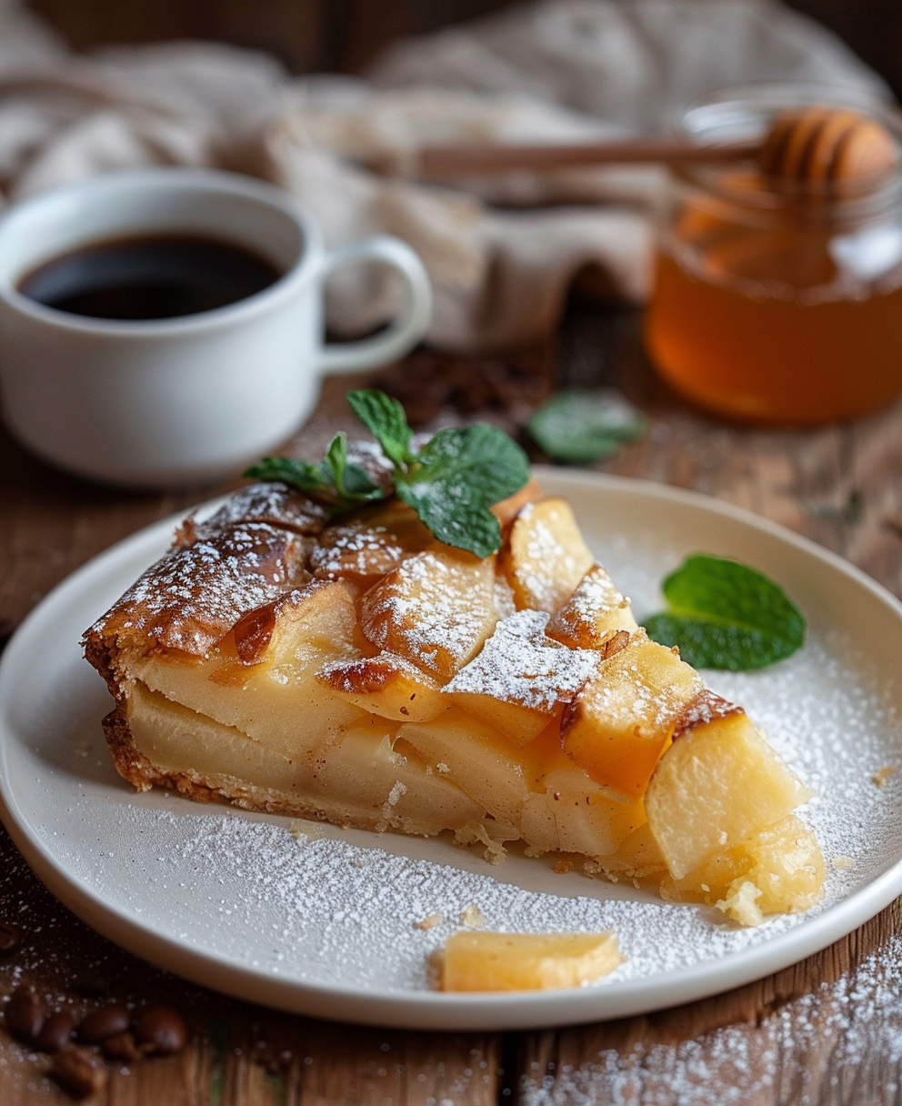 gateau aux pommes et amande