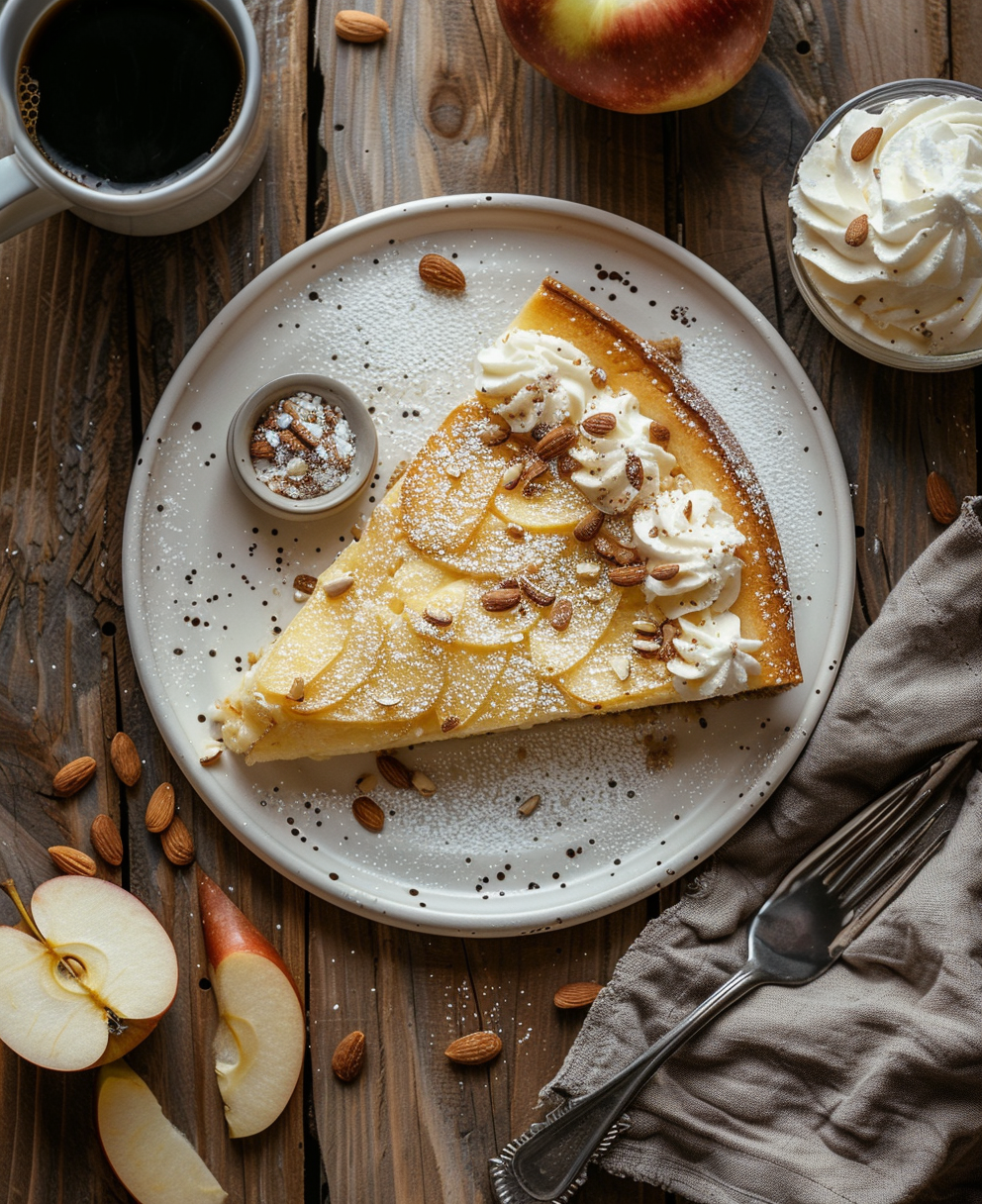 gateau aux pommes et amandes