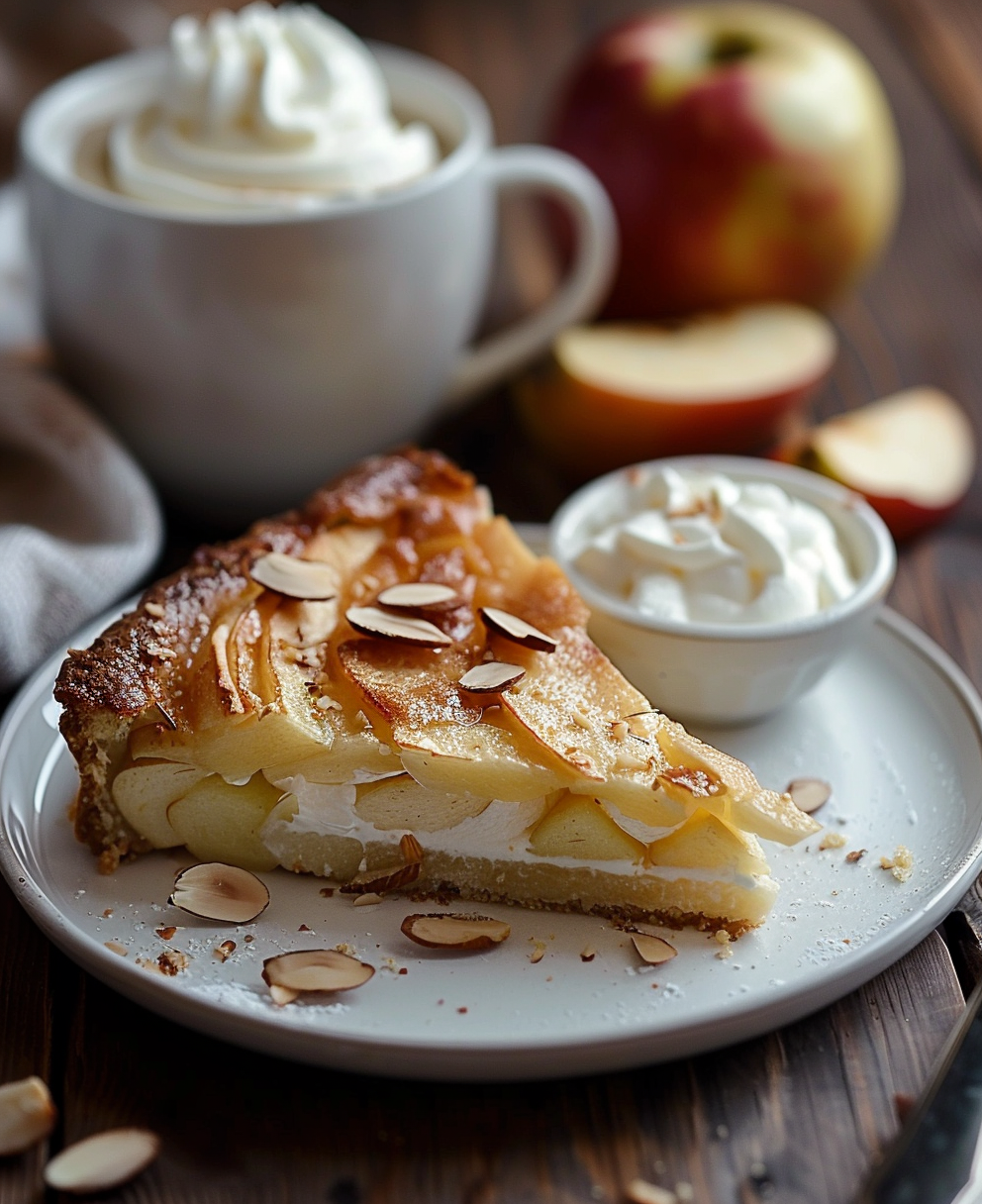 gateau aux pommes et amandes