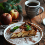 gateau aux pommes et au chocolat