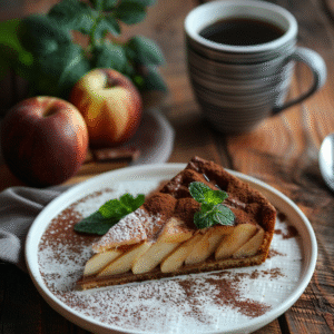 Gâteau aux pommes et au chocolat : Recette facile et savoureuse