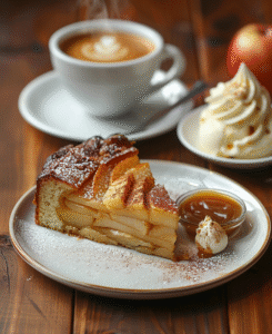 gateau caramélisé aux pommes
