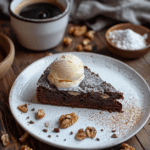 gateau chocolat et aux noix