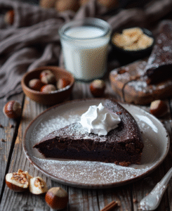 gateau chocolat et creme de marron