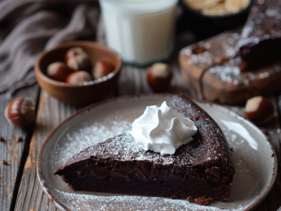 Gâteau chocolat et crème de marron : Recette facile et savoureuse