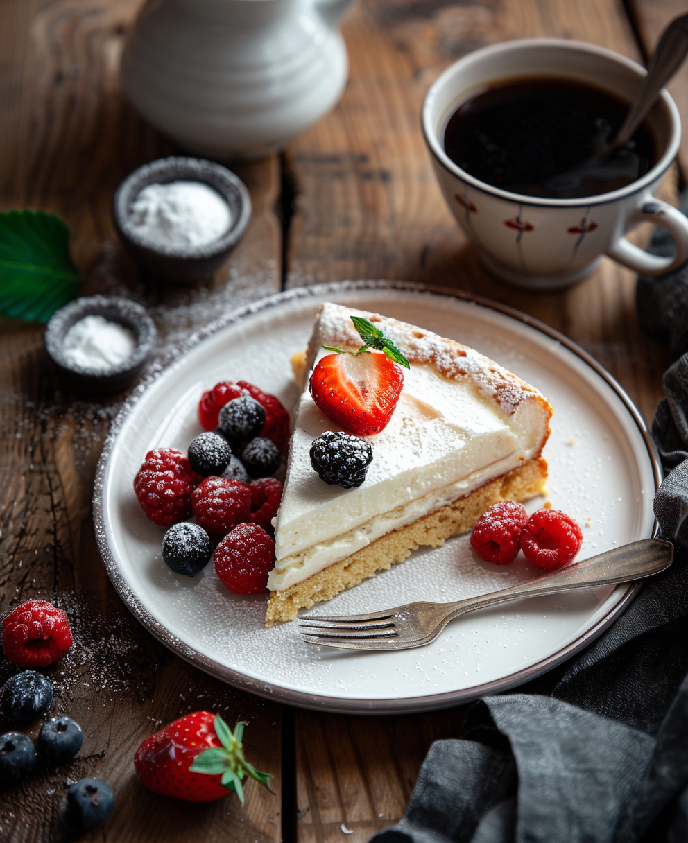 gateau creme fraiche
