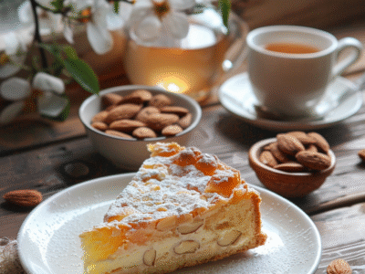 Gâteau pomme amandes : Recette facile et savoureuse