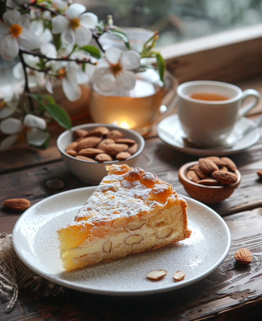 gateau pomme amandes