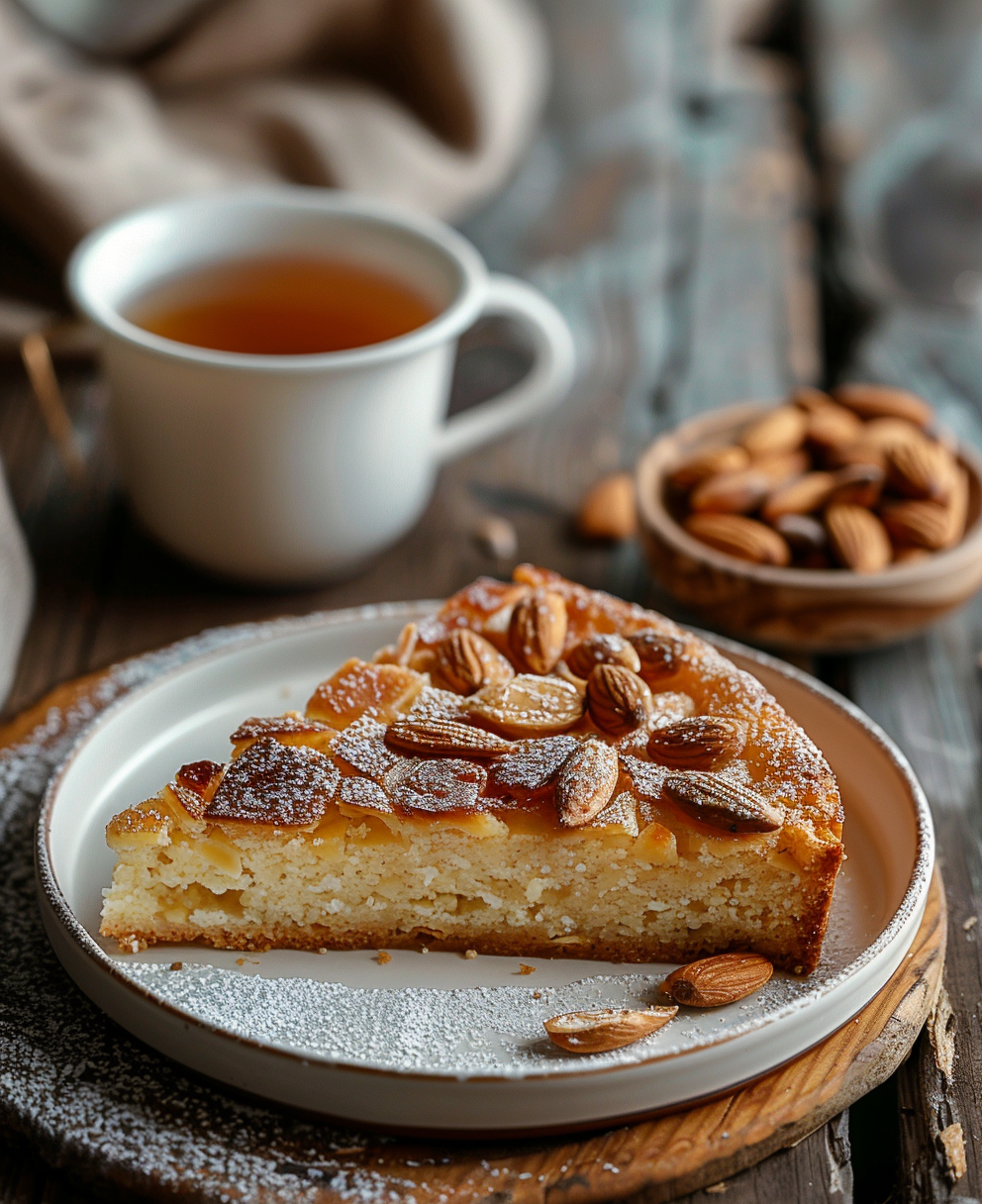 gateau pomme amandes