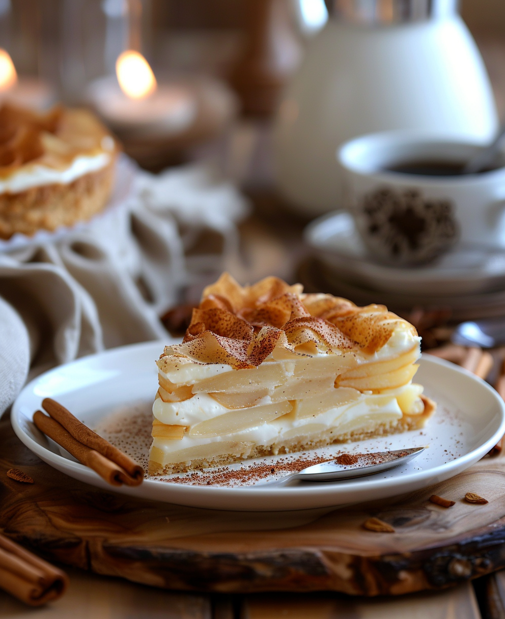 gateau pomme mascarpone