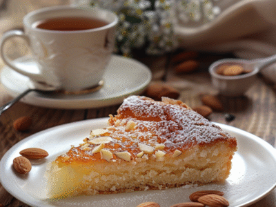 Gâteau pommes amandes : Recette facile et savoureuse
