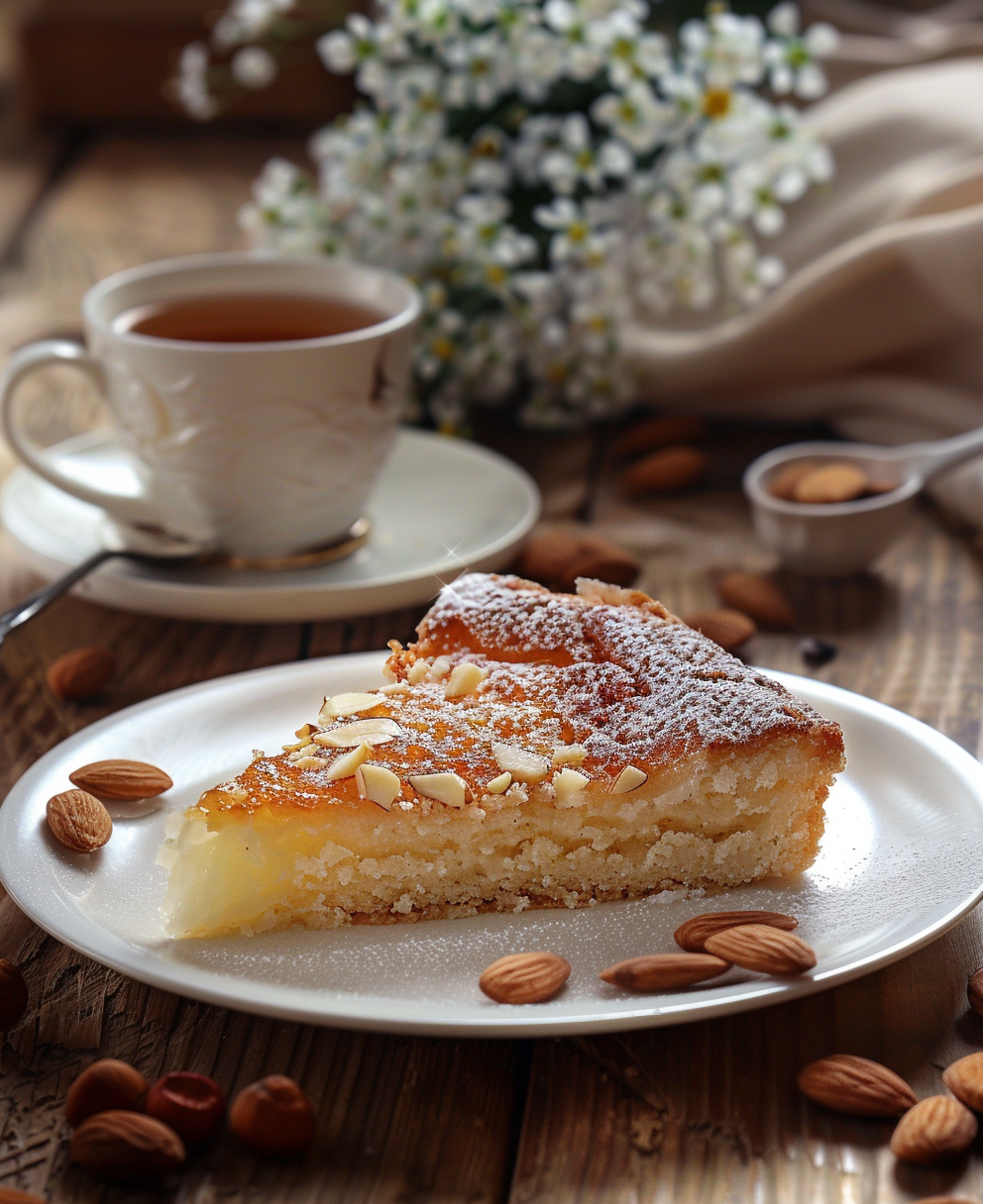 gateau pommes amandes