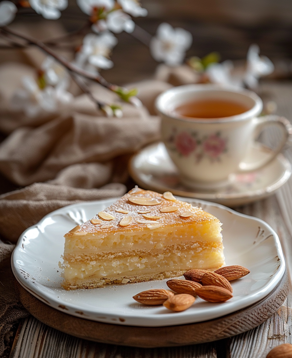 gateau pommes amandes