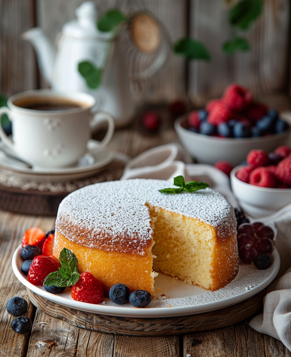 gateau vanille moelleux