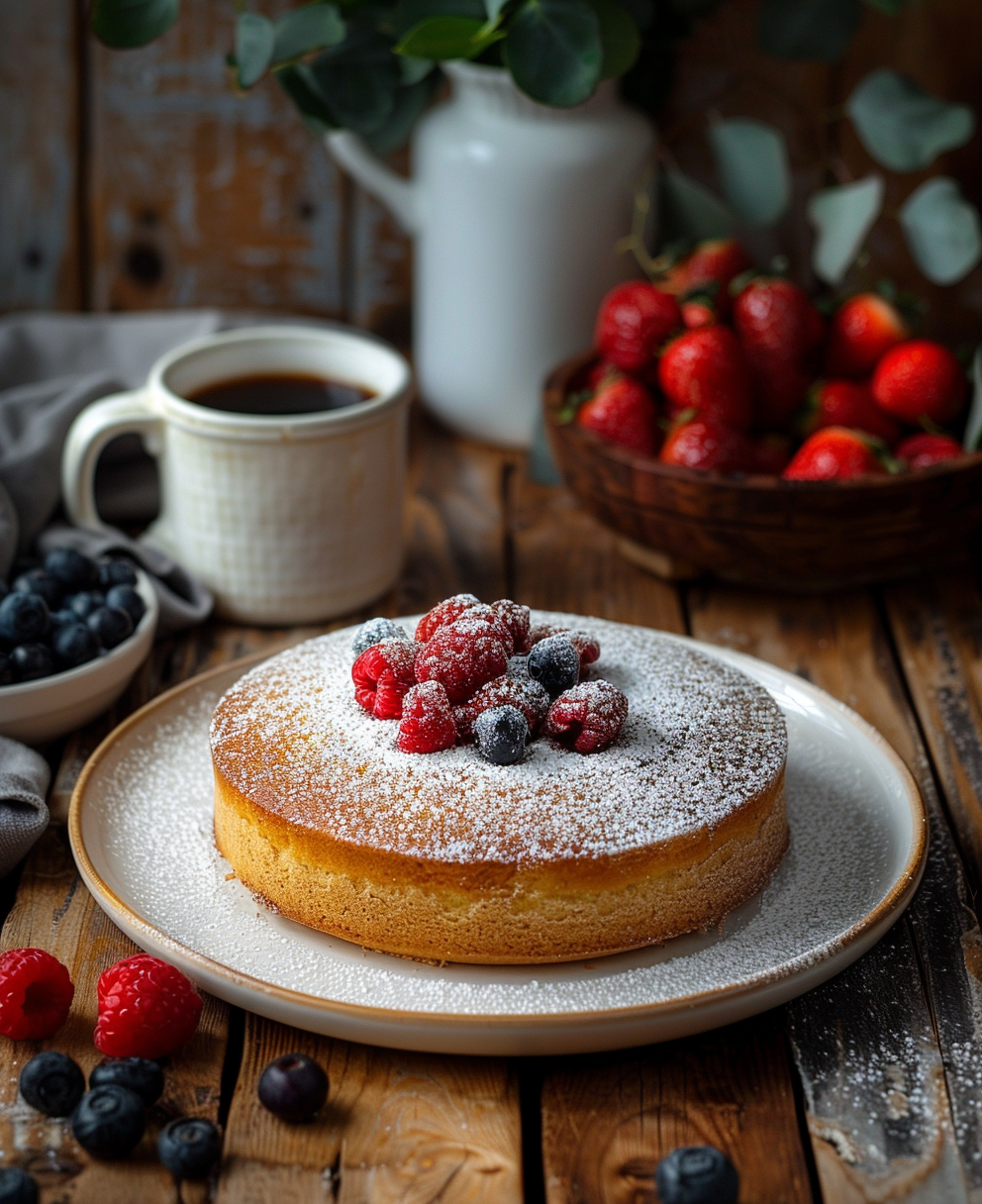 gateau vanille moelleux
