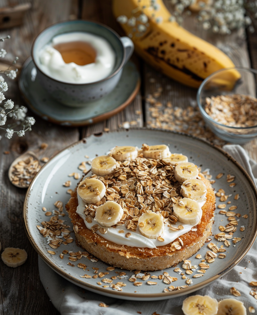 gateaux banane flocons d'avoine