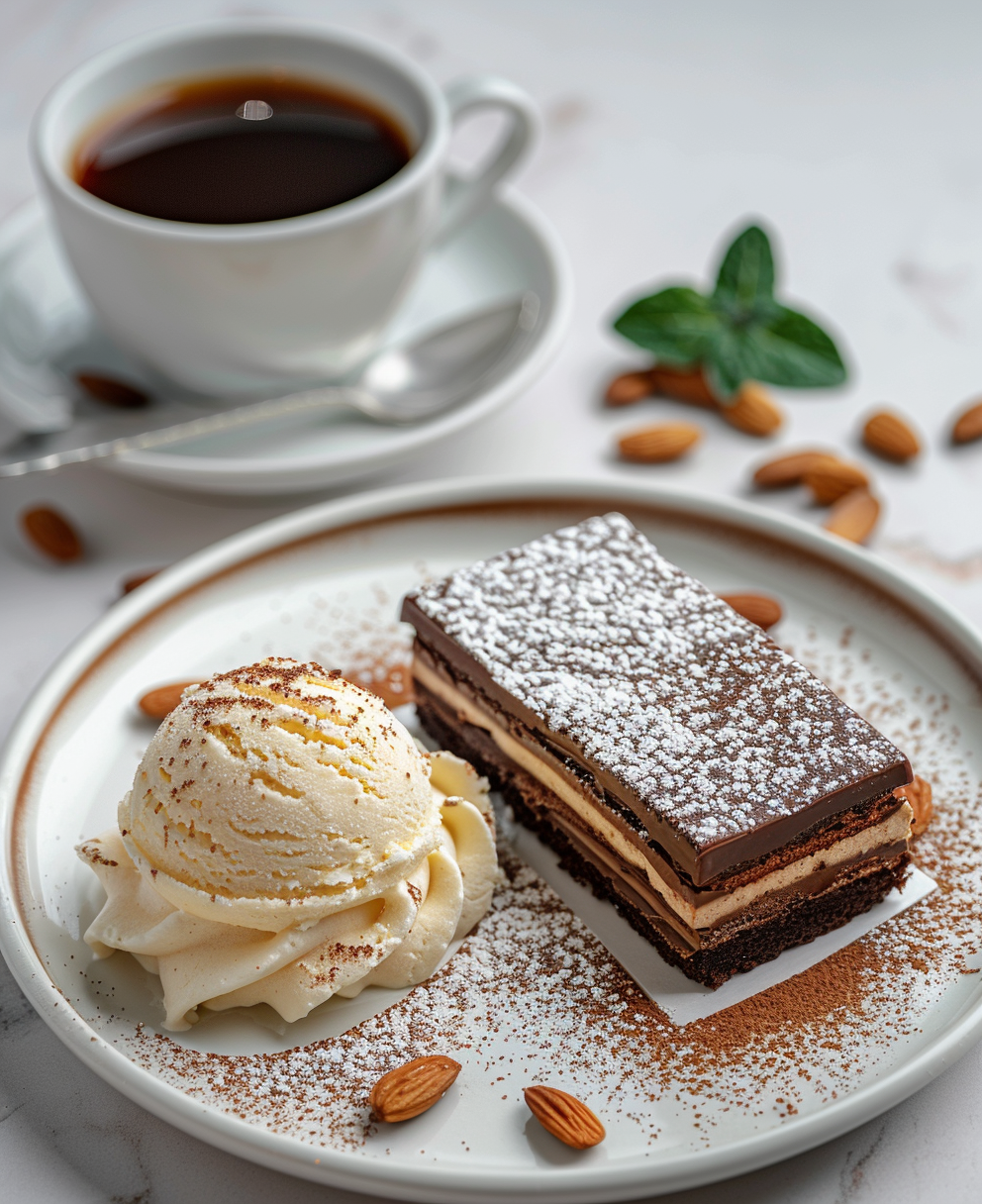 gateaux praliné chocolat