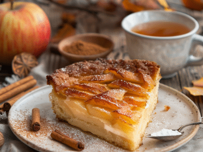 Recette gâteau au yaourt et pommes facile et savoureuse