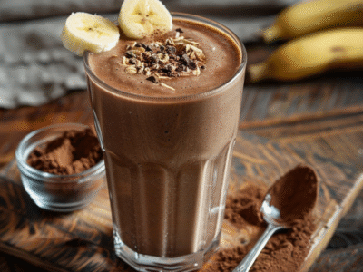 Recette Smoothie Banane Chocolat Facile et Savoureux