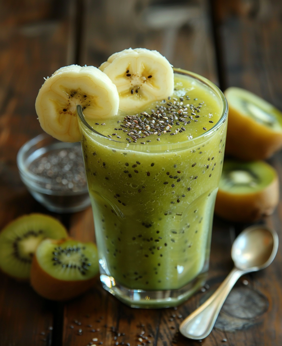 recette smoothie kiwi banane