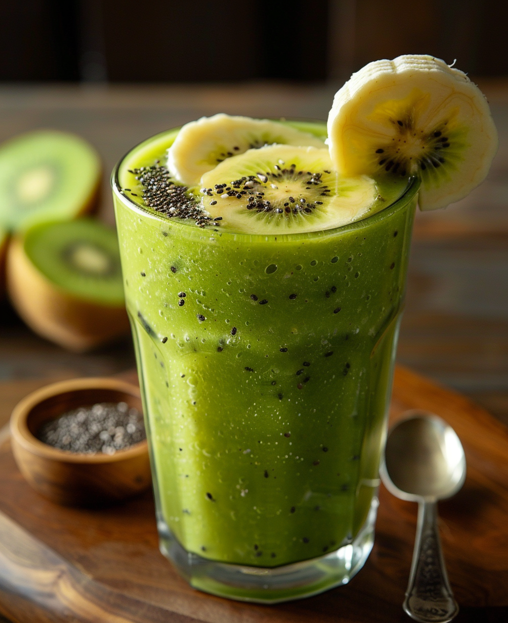 recette smoothie kiwi banane