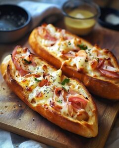 Baguettes Jambon Mozzarella