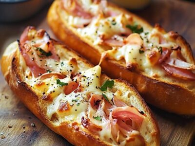Baguettes Jambon Mozzarella : Recette Facile et Savoureuse